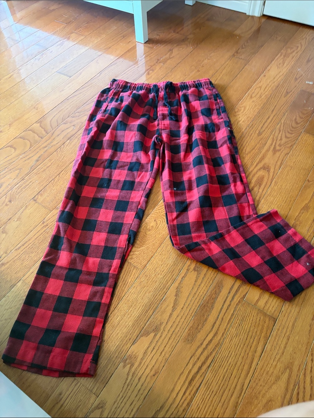 Bluenotes Red and Black Buffalo Plaid Men’s Pants